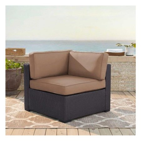 VERANDA Biscayne Corner Chair With Mocha Cushions VE763303